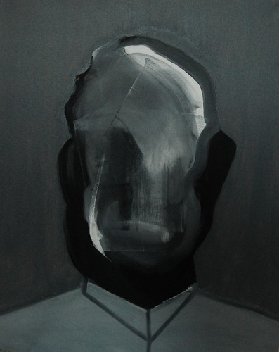 'Szkice do portretu 20', Cezary Bednarczyk, olej na płótnie, 50x40 cm