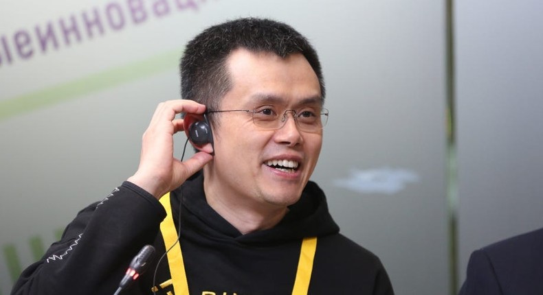 Binance CEO Changpeng Zhao.
