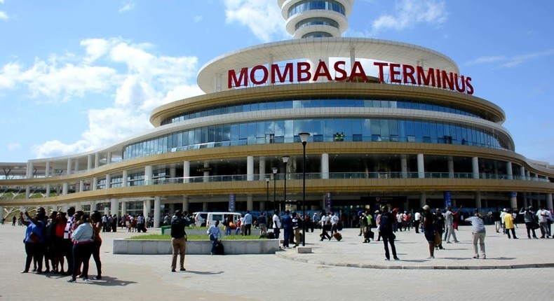 Drama at SGR Mombasa Terminus as Woman Strips Naked