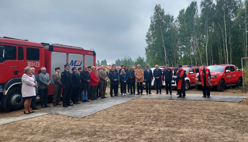 Jednostka straży pożarnej na Pieczewie coraz bliżej. Odbyła się uroczysta inauguracja