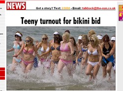 Tak skończyło się bicie rekordu w bikini
