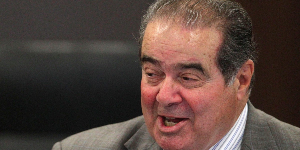 Supreme Court Justice Antonin Scalia.