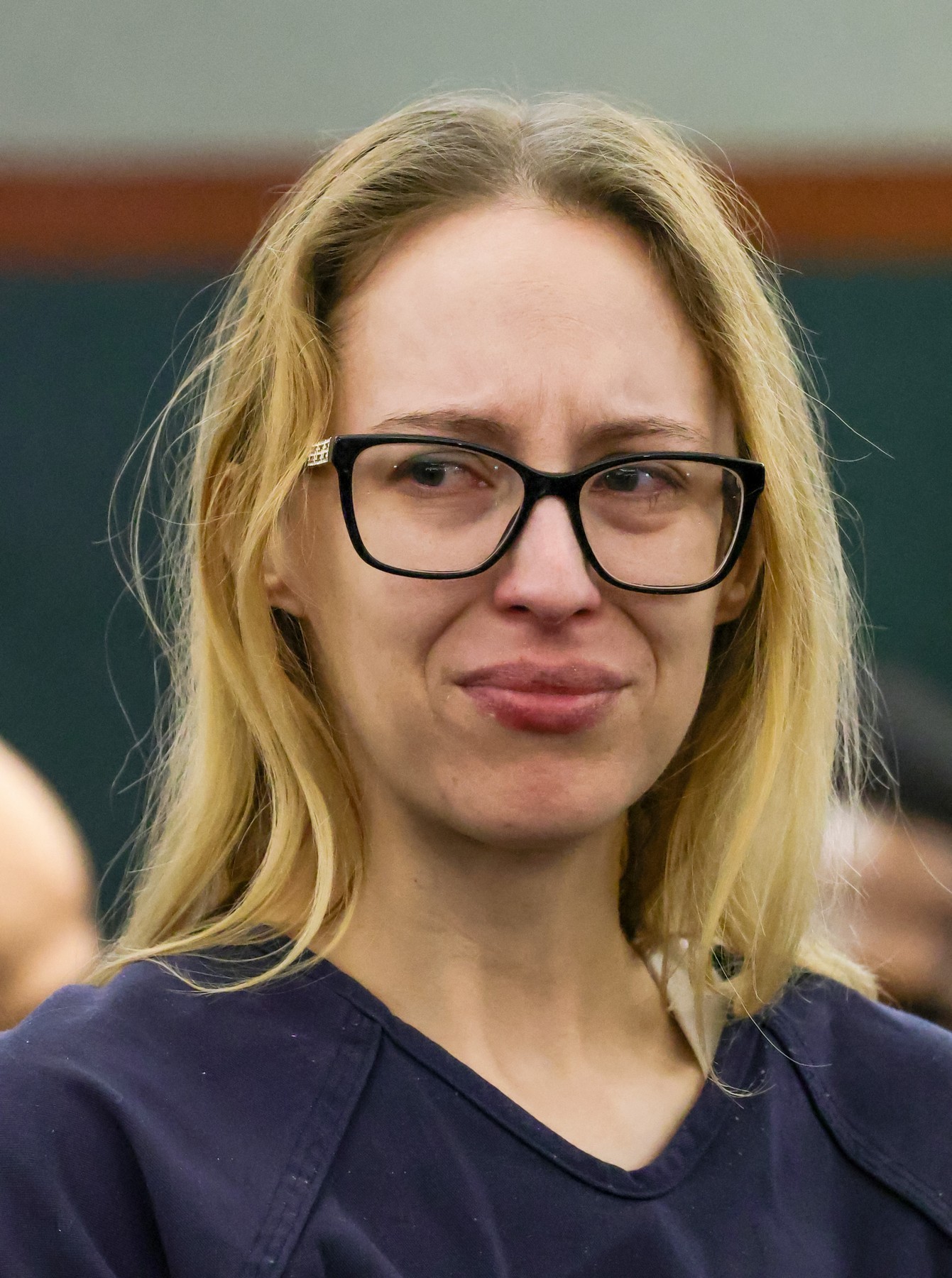 Exmanželka amerického moderátora Aarona Goodwina Victoria počas súdu. 
