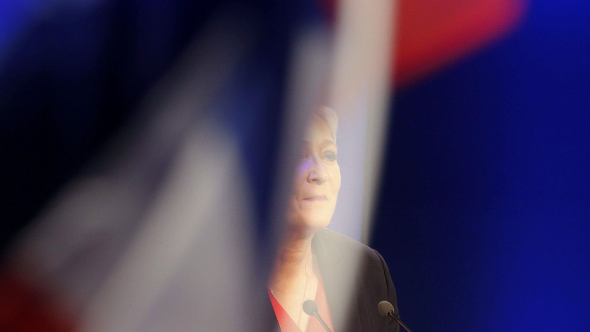 Marine Le Pen, French National Front political party candidate for French 2017 presidential election