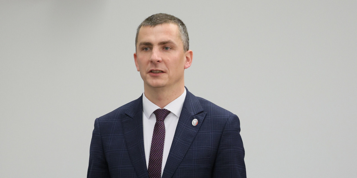 Krzysztof Kukucki podczas pierwszego posiedzenie Senatu XI kadencji
