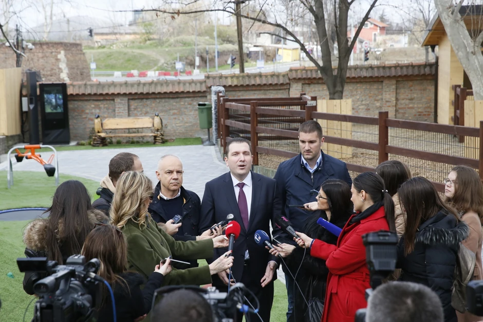 Zoran Radojičić, Srboljub Aleksić i Miroslav Knežević danas u Zoo-vrtu 