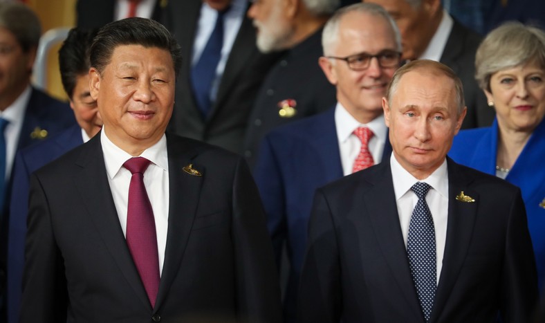 Xi Jinping i Władimir Putin