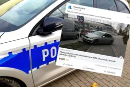 Policjant rozbił nieoznakowany radiowóz, ale nie przez to stracił pracę