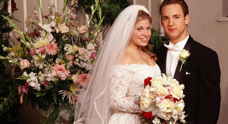 Fans watched Cory and Topanga fall in love and get married on TGIF.Touchstone Television/ABC