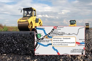 Eksperymentalny odcinek S8 doczekał się remontu. Jest czterech chętnych [MAPA]