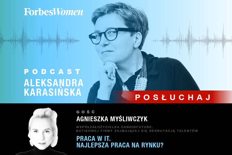 Podcast Forbes Women. Aleksandra Karasińska – Agnieszka Myśliwczyk