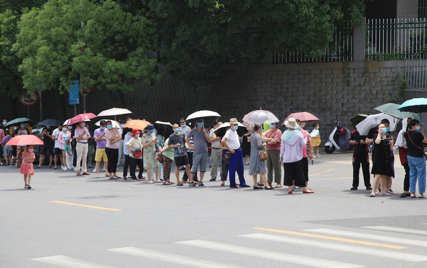 Masovna testiranja u Nanđingu