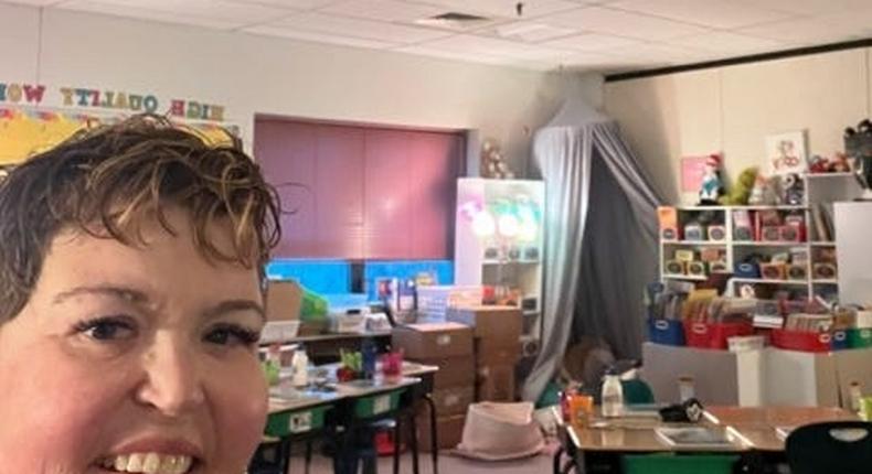 Michelle Medintz in her classroom.Courtesy of Michelle Medintz