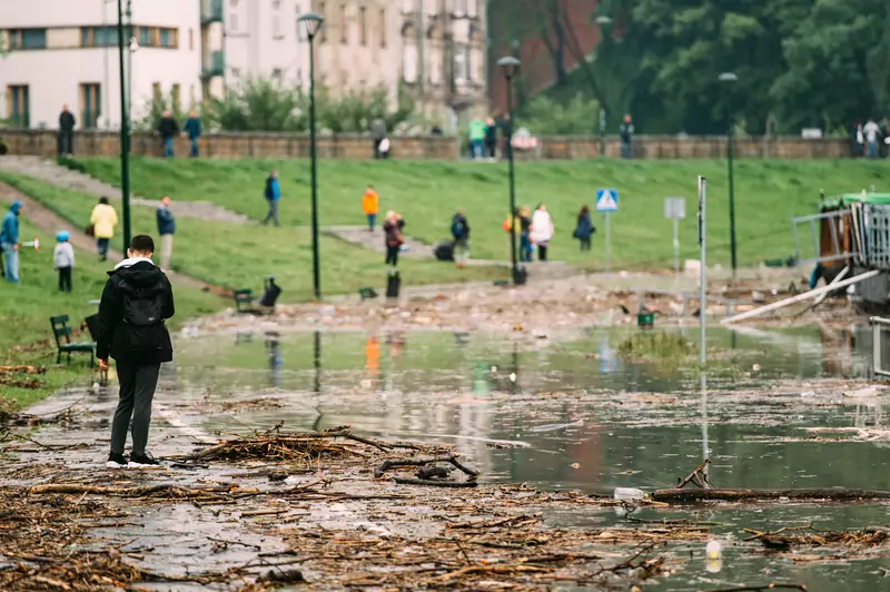 Powódź w Krakowie w 2019 r.