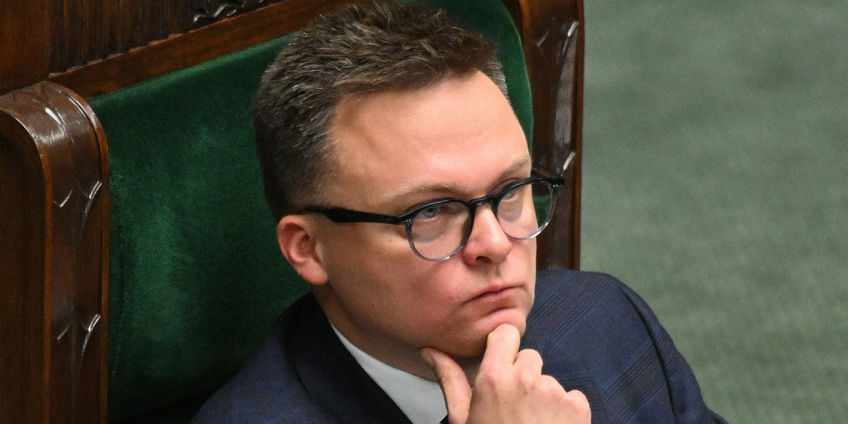 Marszałek Szymon Hołownia.