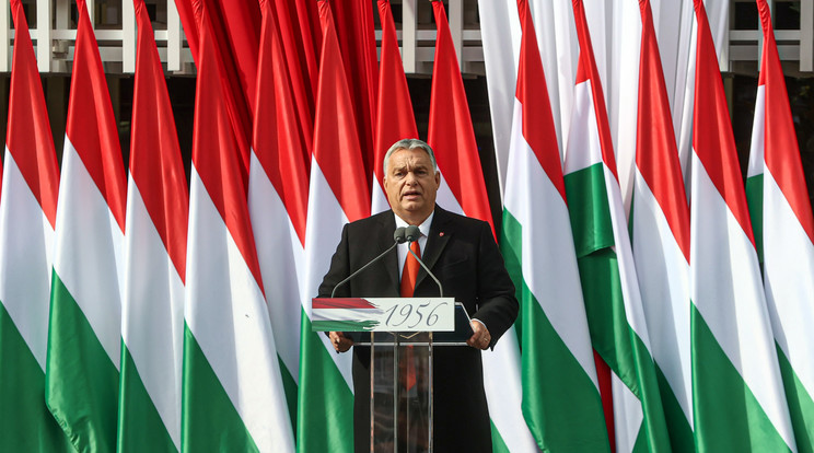 Orbán Vitkor beszéde Zalaegerszegen / Fotó: Pozsonyi Zita