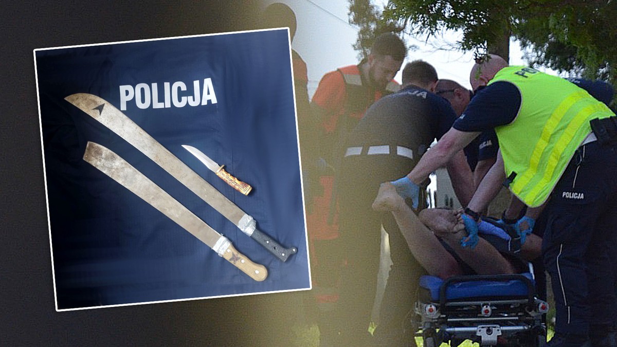 Groza w parafii w Ząbrowie. Z maczetami pojawił się przed kościołem. "Darł się, jak opętany"