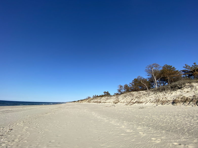 Plaża w Piaskach