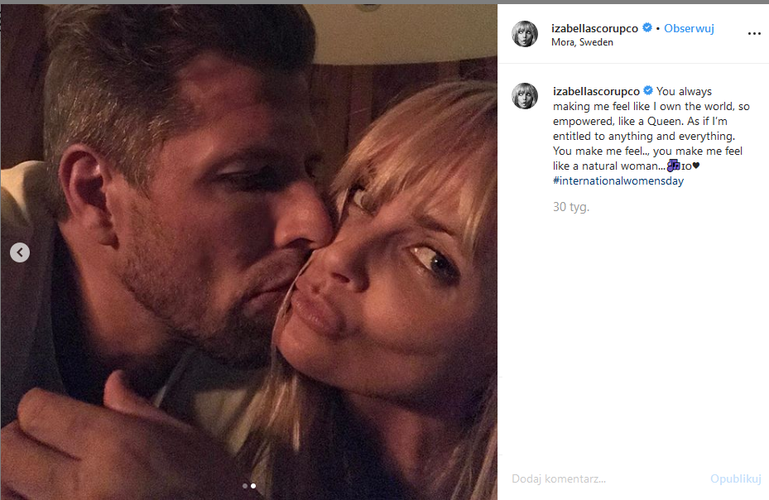 Izabella Scorupco i Karl Rosengren