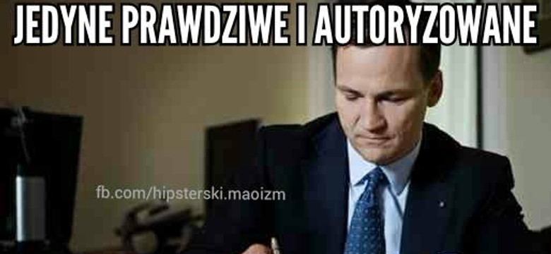 Blamaż Sikorskiego i stylizacyjna wpadka Kaczyńskiego. MEMY DNIA