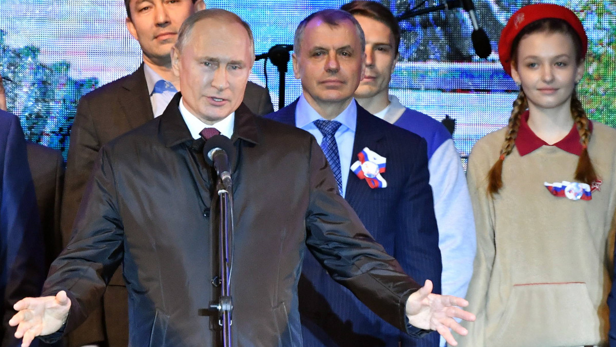 Putin, rap i Nocne Wilki: Rosja świętuje piątą rocznicę aneksji Krymu