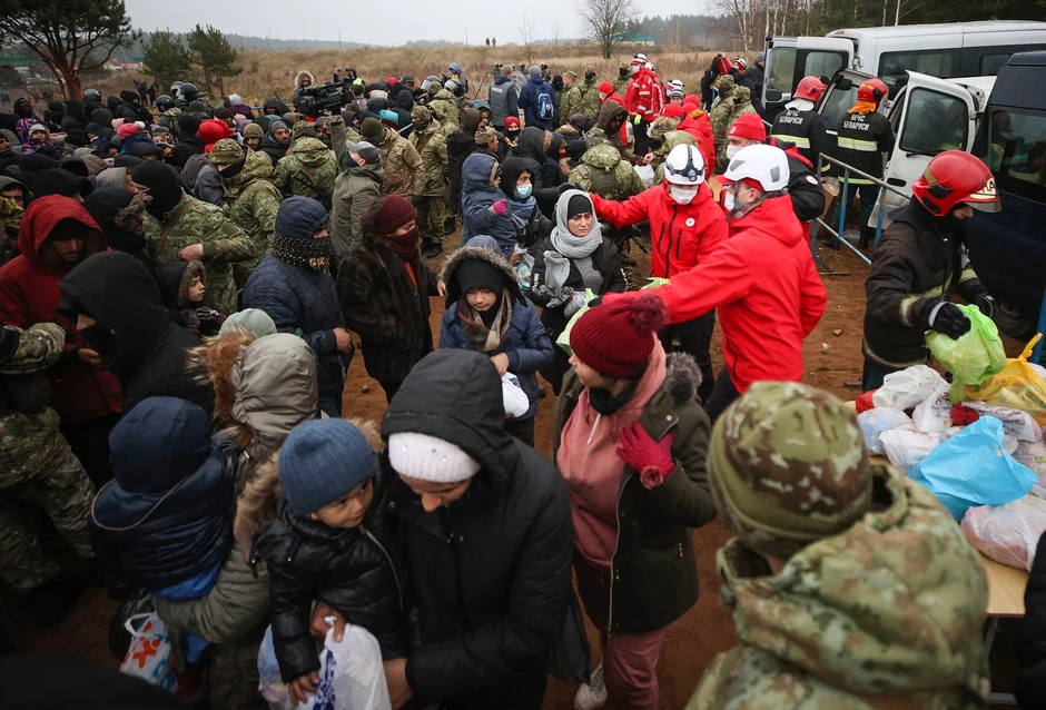 Migranti na granici Poljske i Belorusije