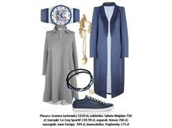 Modny duet na jesień: świetne STYLIZACJE z granatem i szarością