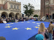 Protest przeciwko polexitowi w Krakowie