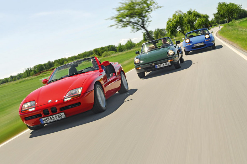 Roadstery lat 80. - Mazda MX-5 kontra Alfa Romeo Spider i BMW Z1