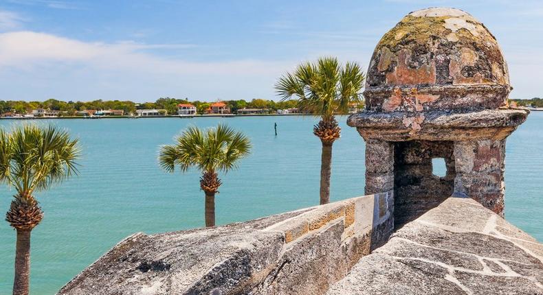 Castillo de San Marcos in Saint Augustine, Florida
