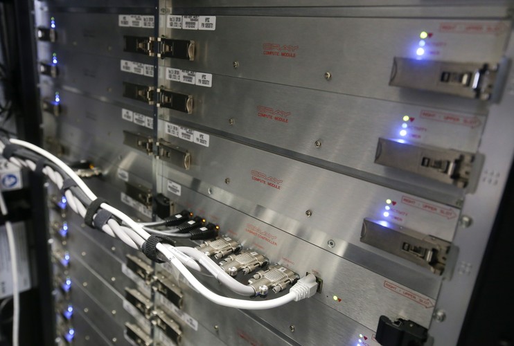 Centrum Technologii ICM UW posiada system bezpiecznego przechowywania i udostępniania danych o łącznej pojemności ponad 20 petabajtów. 

<br><br> fot. (zuz/kru) PAP/Paweł Supernak