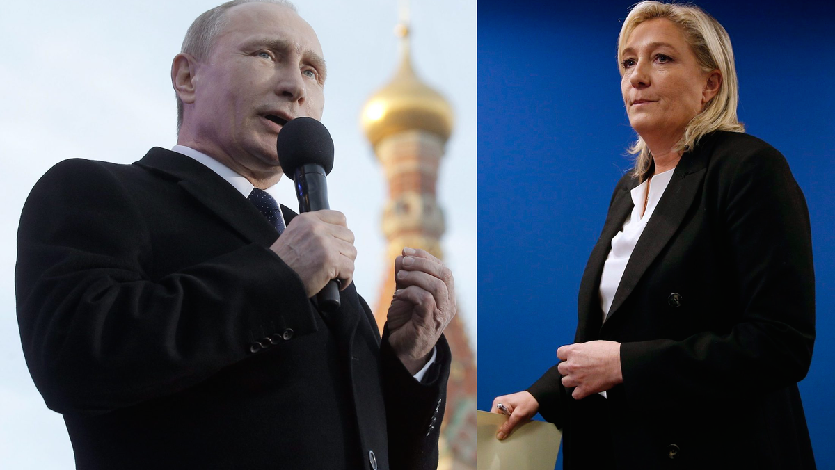 Władimir Putin Marine Le Pen