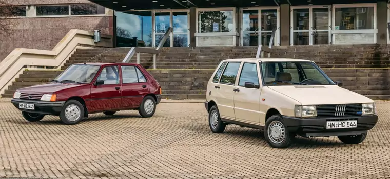 Fiat Uno kontra Peugeot 205 - te modele uratowały marki przed kłopotami