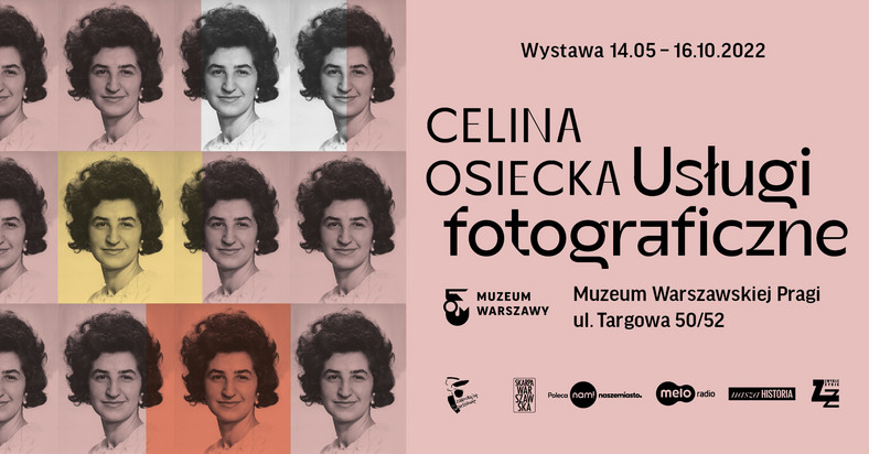 "Celina Osiecka. Usługi fotograficzne" - nowa wystawa w Muzeum Warszawskiej Pragi (plakat)