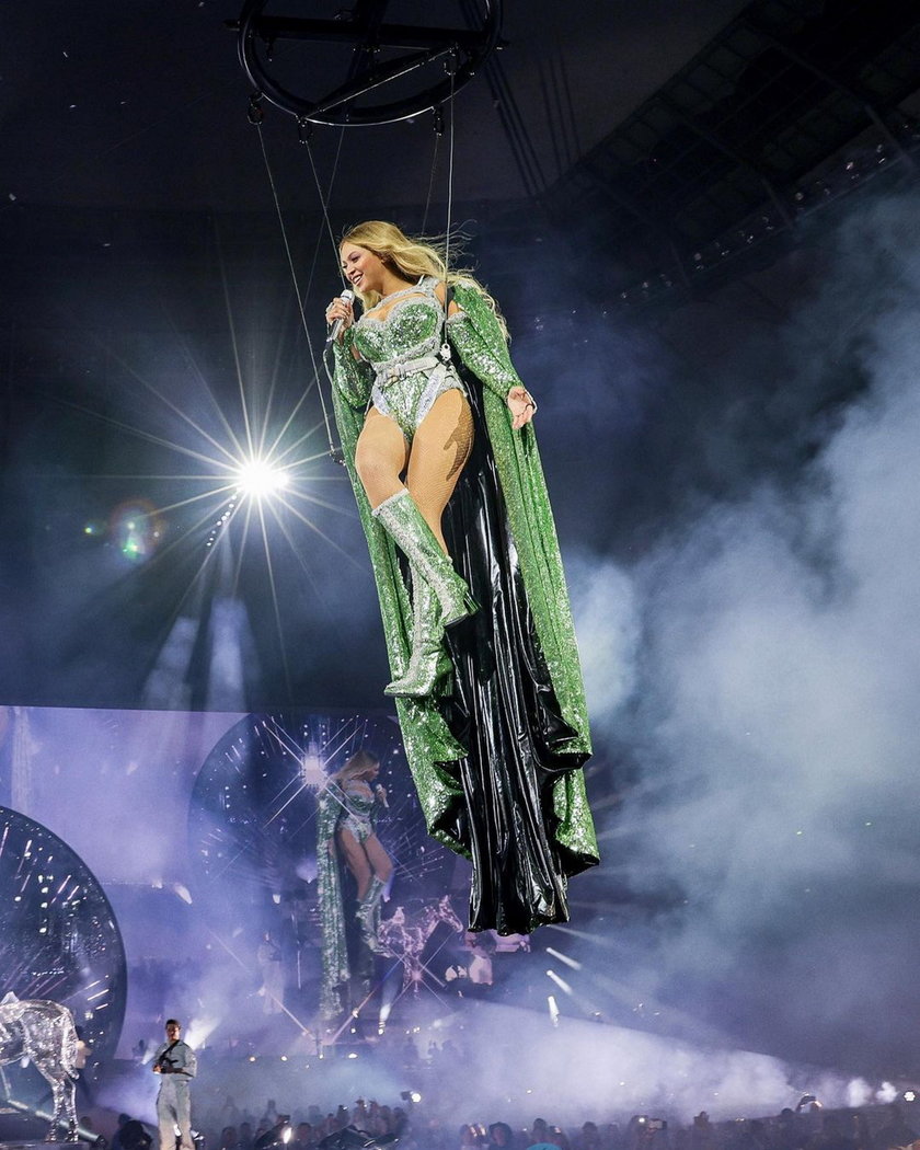 Beyonce podczas koncertu
