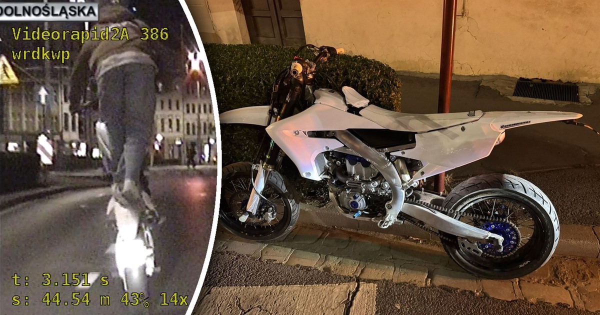 Takiej brawury Wrocław dawno nie widział. Policjanci wszystko nagrali