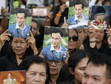 THAILAND ROYALTY KING MOURNING (Thai mourners wait to take part the Royal Cremation ceremony)
