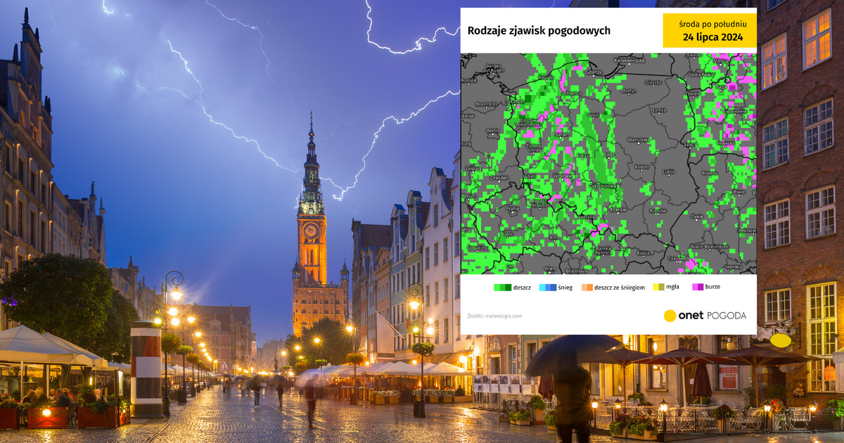 Ende des heißen Sommers.  Ein radikaler Wetterumschwung steht bevor