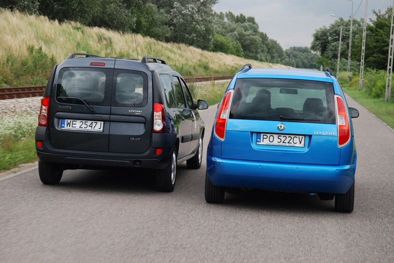 Skoda Roomster kontra Dacia Logan MCV: drożej nie zawsze znaczy więcej