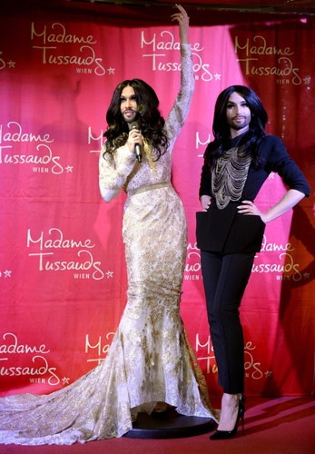 Conchita Wurst ma swoją figurę woskową w muzeum Madame Tussauds w Wiedniu