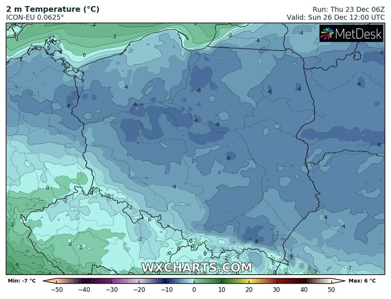 Drugi dzień świąt także będzie mroźny