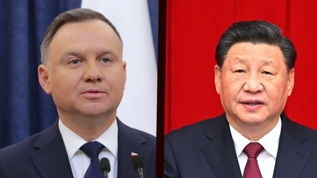 Polska-Chiny. Andrzej Duda spotkał się z przywódcą Chin Xi Jinpingiem