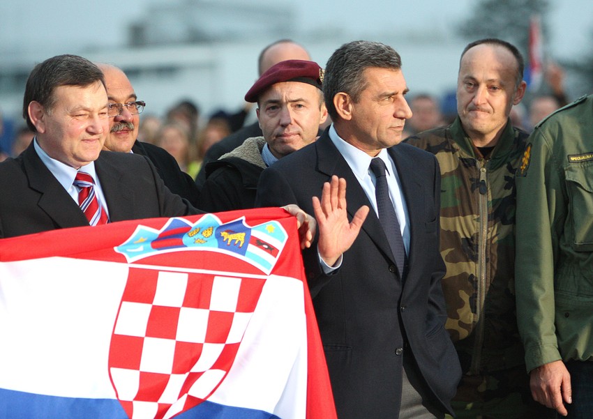 Povratak neosuđenih hrvatskih generala Ante Gotovine i Mladena Makrača iz Haga