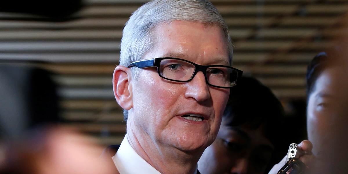 Apple CEO Tim Cook got testy after an analyst asked him if Apple had a 'grand strategy'