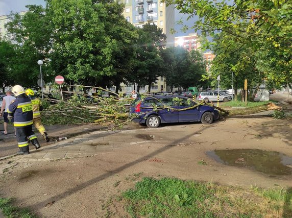 Skutki burzy w Gorzowie i okolicach fot. czytelnicy