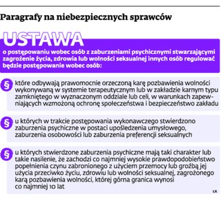 Przymusowe terapie dla przestępców: Tylko groźni sprawcy będą izolowani