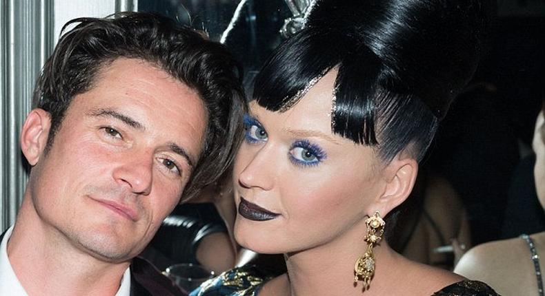 Orlando Bloom and Katy Perry at 2016 Met Gala