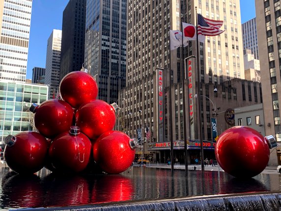 Magia świąt na ulicach NY