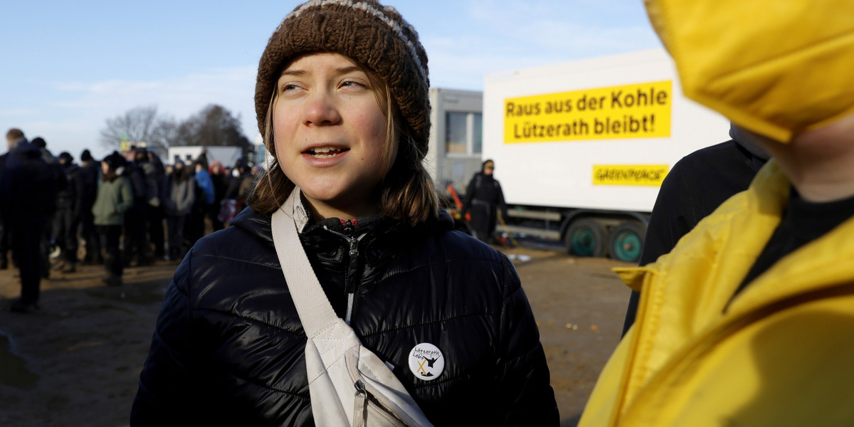 Greta Thunberg została zatrzymana przez niemiecką policję.