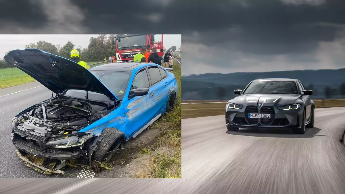 Znany YouTuber rozbił BMW M3